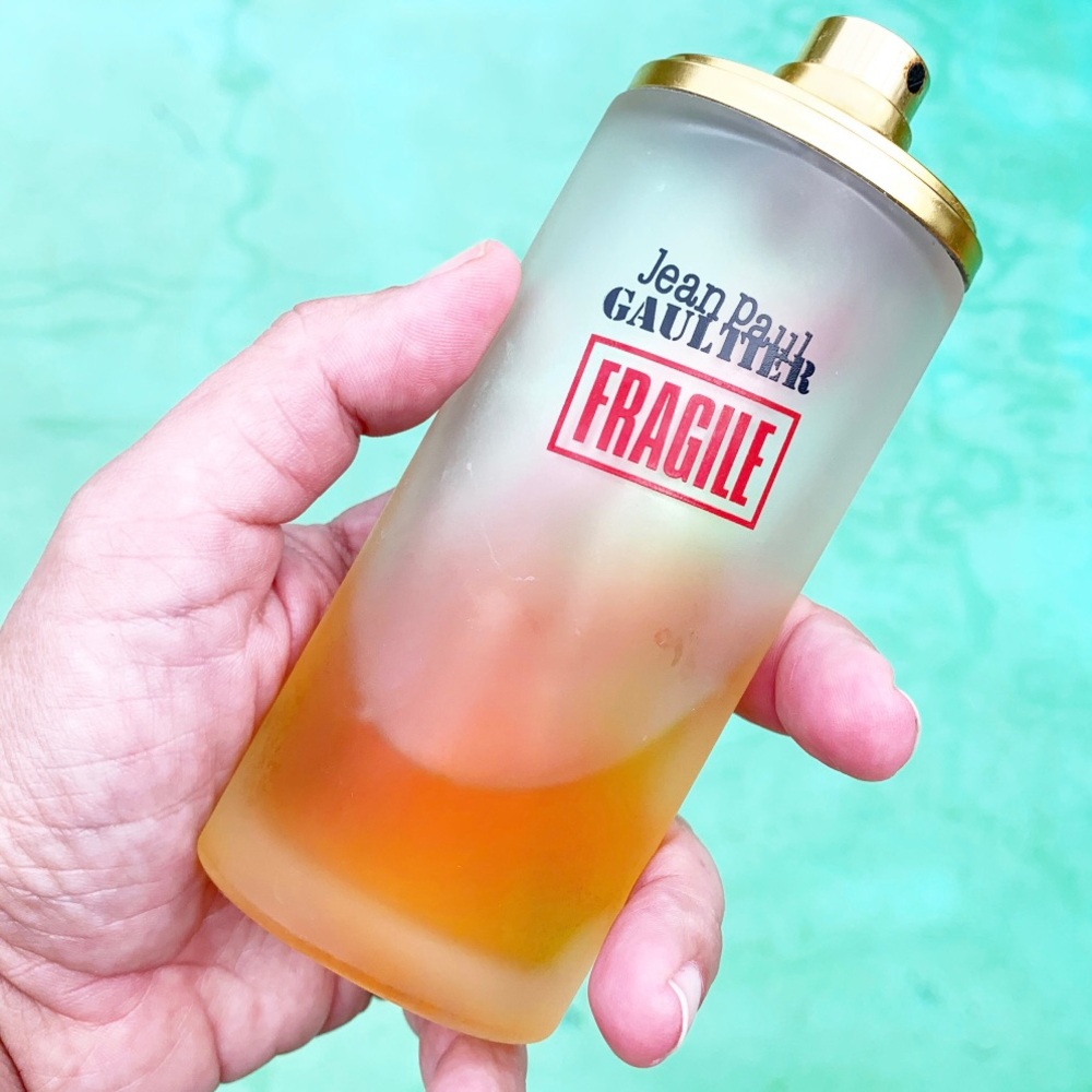 JEAN PAUL GAULTIER Fragile Gold 100 ML 3.3 fl oz eau de toilette parfums vtg